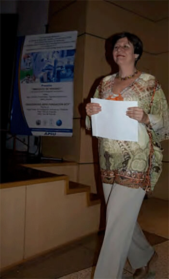 Dra. Luz Marina Rivas, Facultad de Humanidades y Educación. Premio área Humanidades