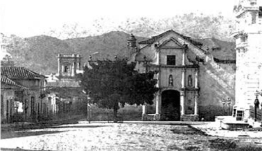 Figura N°2: Capilla del Convento de San Francisco (Segunda
sede de la Universidad de Caracas y de su Biblioteca
“la librería” 1786- Reparada y remodelada en varias
oportunidades.